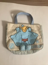 Dumbo Mini Tote Canvas Bag Disney Store (11.5 Inches Length x 8 Inches Height)