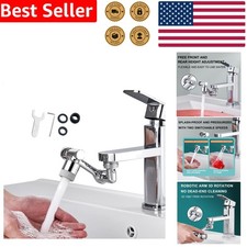 1080  Rotating Faucet Extender Aerator Universal Splash Filter 2 Modes