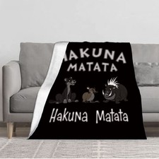 Durable Soft  Warm Flannel Blanket - Cozy Cartoon Animal Design