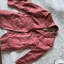 Kiton Men s Pink Cashmere Sport Coat 52 Two-Button Notch Lapel Italy