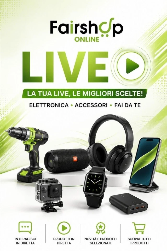 LIVE eBay | Offerte Shock su Elettrodomestici, Elettronica e Fai da Te