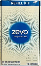 Zevo Flying Insect Trap I Refill Kit (No Device) - 2 Refill Cartridges 01427 New