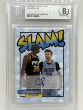 2024-2025 Slam! Cam Spencer Custom Card Auto SSP BGS Auth Grizzlies 🔥🔥