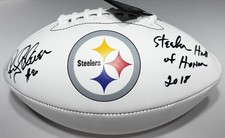 Pittsburgh Steelers Rocky Bleier Autographed 2018 Hall of Honor Football JSA COA