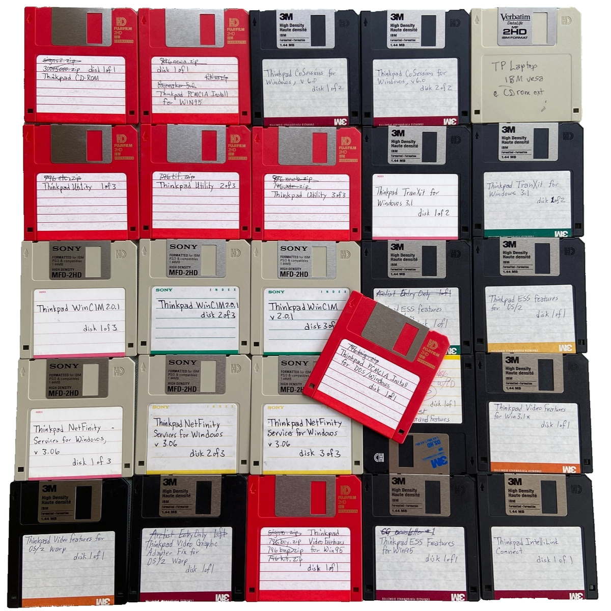 Software Lot IBM Thinkpad Utility CDROM PCMCIA TranXit WinCIM