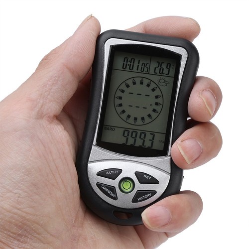 Digital Altimeter Barometer Compass Weather Forecast For Outdoor Hiking ...