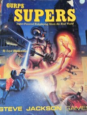 1989 GURPS Supers RPG by Steve Jackson Games