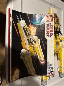 Lego Anakins Y-wing Star Fighter Set 8037  Complete , No Figs With Instructions