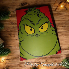 The Grinch Xmas Notepad/Book/Stocking Filler/Red/Gift/To Do List/Notes/Work