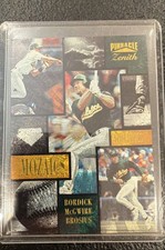 1996 Pinnacle Zenith - Mozaics Mark McGwire, Scott Brosius, Mike Bordick #21