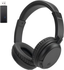 BAOBER Wireless Bluetooth Over-Ear Headphones for TV PC - Wired/Wireless 3.5mm