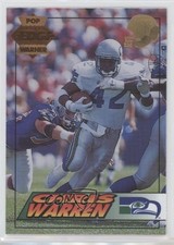 1994 Collector's Edge Pop Warner Bronze 22K Gold Helmet Chris Warren #186 0y59