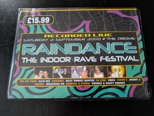 Raindance Indoor Rave Festival 02/09/2000 Complete Rave Tape Pack Cassette