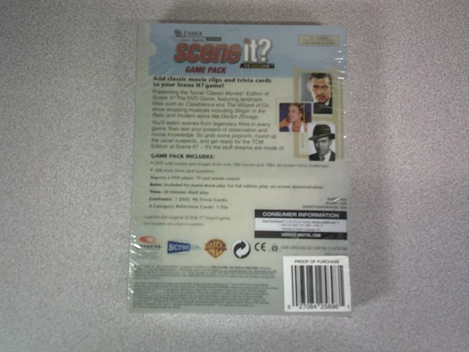 Scene It? "The DVD Game" Classic Movies Game Pack (2005, Mattel) BRAND NEW - Image 2 of 2