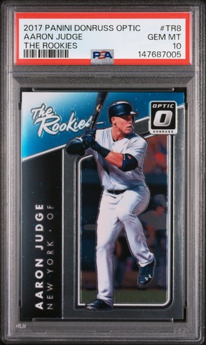 Aaron Judge #TR8 — 2017 Panini Donruss Optic the Rookies baseball card