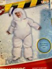 37543 - Ghostbusters Mini Puft Kid's Costume for 3T-4T with Marshmallow Man Desi