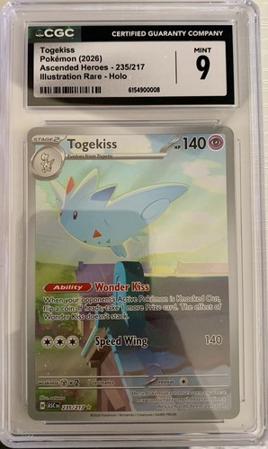 Togekiss graded CGC 9 for sale on eBay