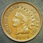 XF 1906 1C Indian Head Cent