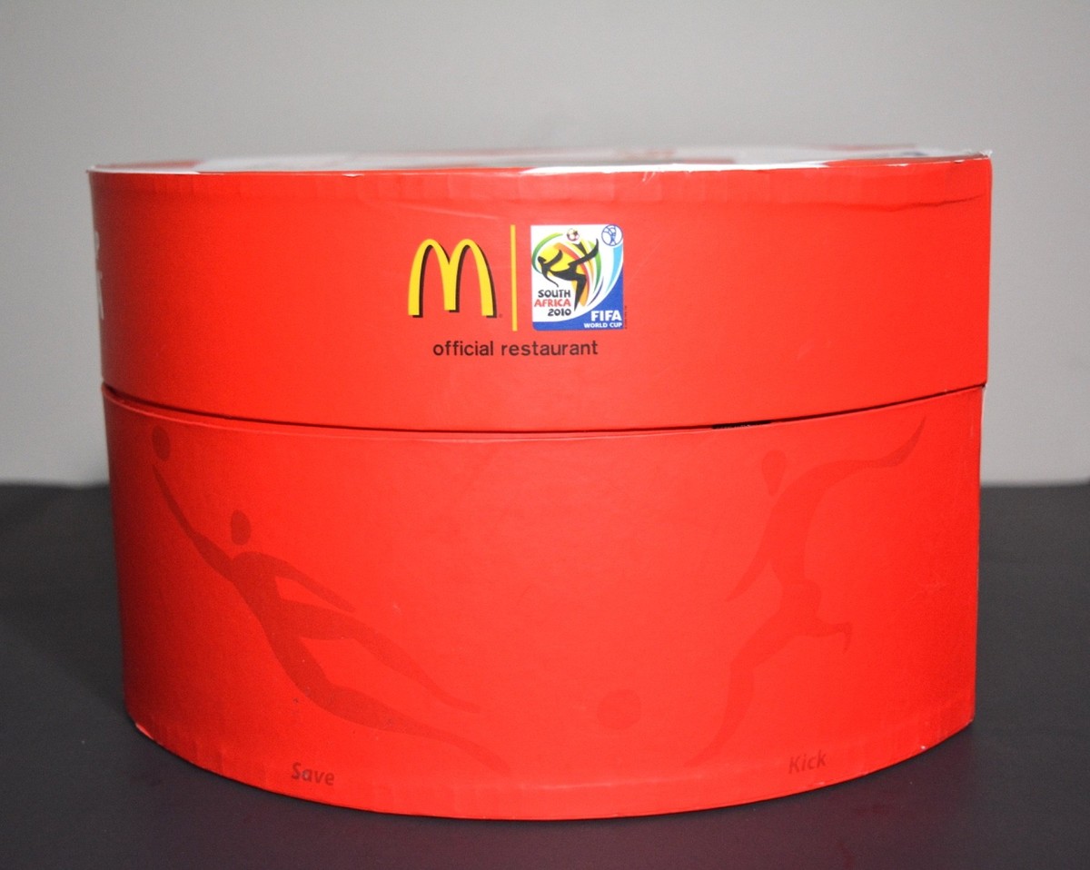 RARE Coca Cola Glass Set McDonalds LTD ED 2010 FIFA Soccer World