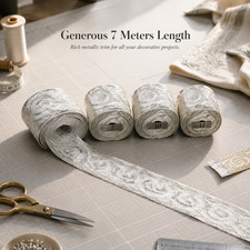 Jacquard Brocade Ribbon, for Clothing - for Opera