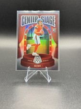 2024 Panini Mosaic #12 Bo Nix RC Center Stage Silver Prizm Rookie Denver 