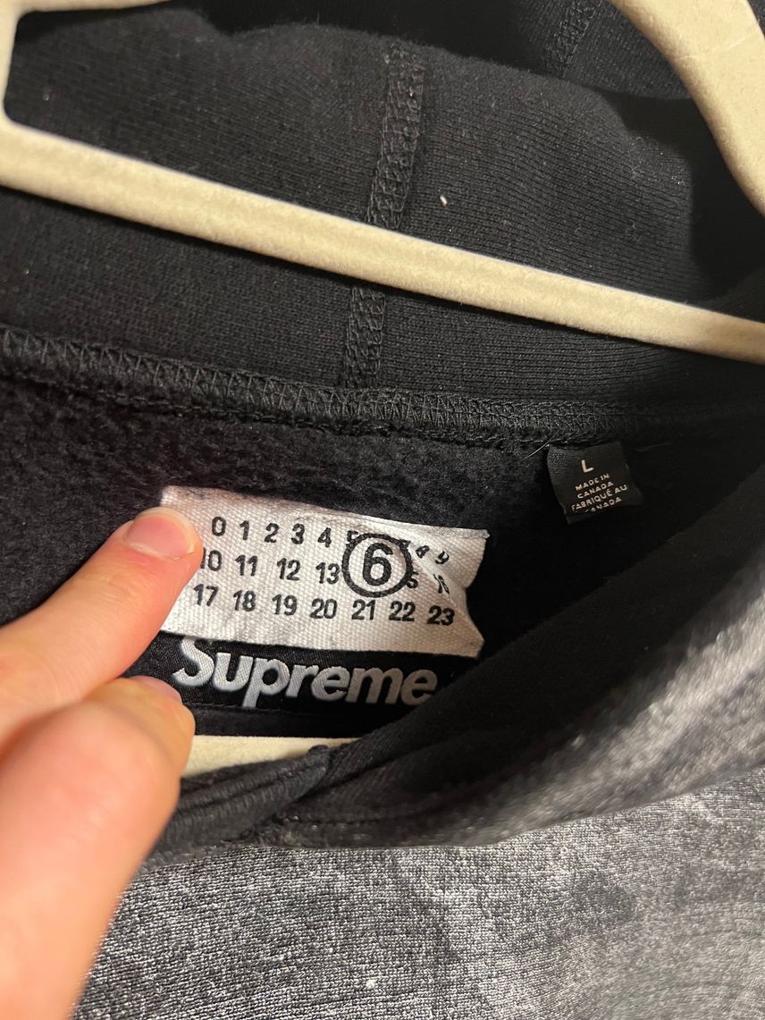 Supreme X Mm6 Maison Margiela Foil Box Logo Hooded Supreme X Mm6 Maison Margiela Foil Box Logo Hooded