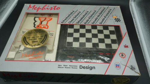Mephisto Schachschule Europa A Vintage Schachcomputer Retro mit OVP Netzteil - Bild 1 von 6