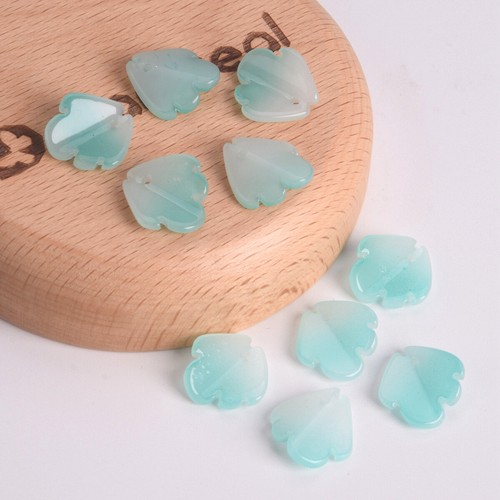 10pcs 15mm Petal Shape Crystal Glass Loose Top Drilled Beads for Jewelry Making - Picture 50 of 55