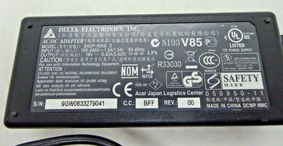DELTA AC/DC ADAPTER MODEL: SADP-65KB D -  19V  3.42A   #NT3385