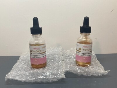2x AMNH Skin Care 24k Gold Glow Oil 1 fl oz each Brand New