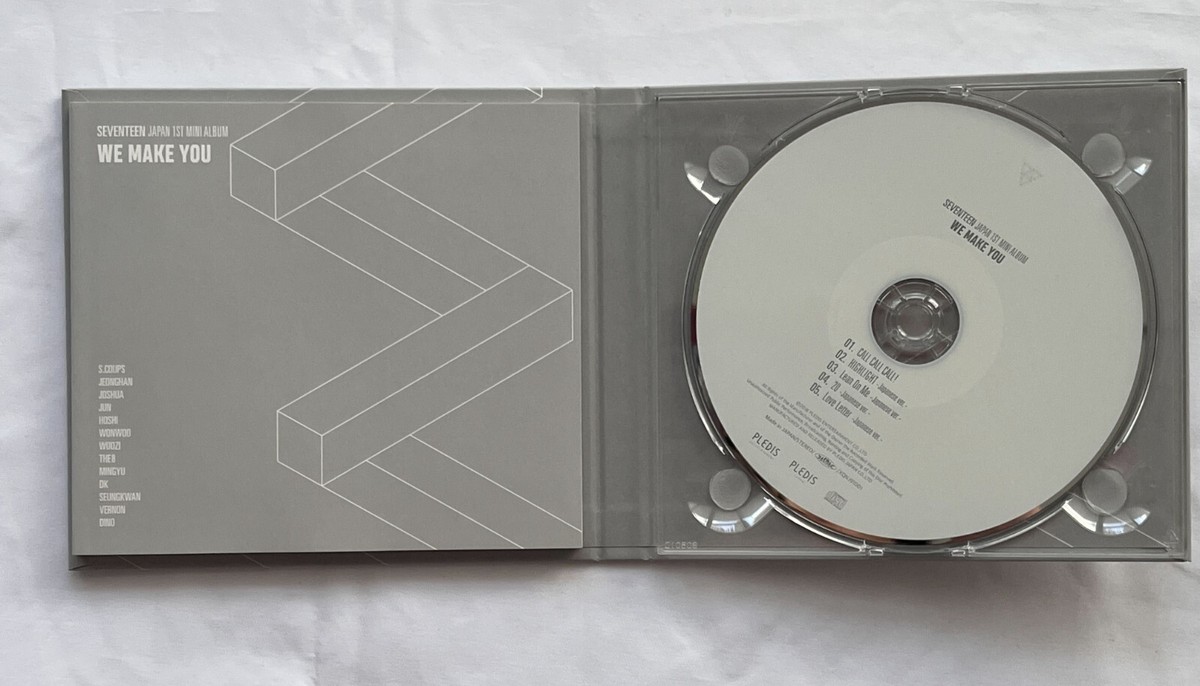SEVENTEEN アルバム WE MAKE YOU 4形態セット SEVENTEEN WE MAKE YOU 4 type set JAPAN 1st mini album A B