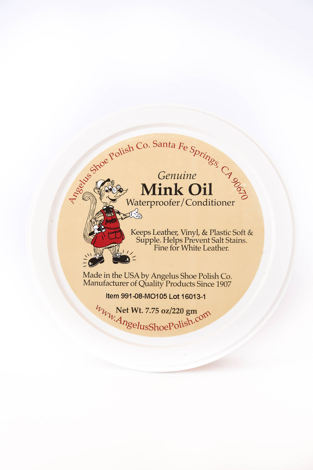 Angelus Brand Genuine Mink Oil Paste Conditioner Waterproof Leather Boots Shoes