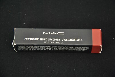 MAC Studio Powder Kiss Liquid Lip Colour Lipstick 989 Mull it Over Make Up 1525S