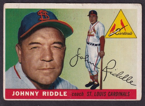 1955 TOPPS JOHNNY RIDDLE CARD NO:98 VG CONDITION | eBay