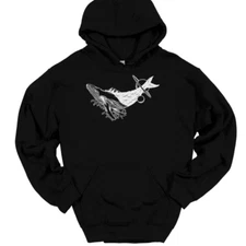 Cosmic Whale Hooded Sweatshirt Ocean Nature Sea Gift Graphic Hoodie