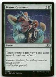 Bestow Greatness 155/568 Aetherdrift Common Instant