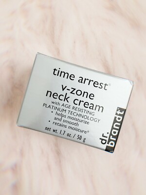 Dr. Brandt Time Arrest V Zone Neck Cream NEW IN BOX 1.7oz/50g