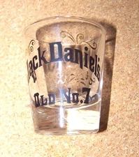 Jack Daniels Old No. 7 shot glass shotglass glass - logo wear