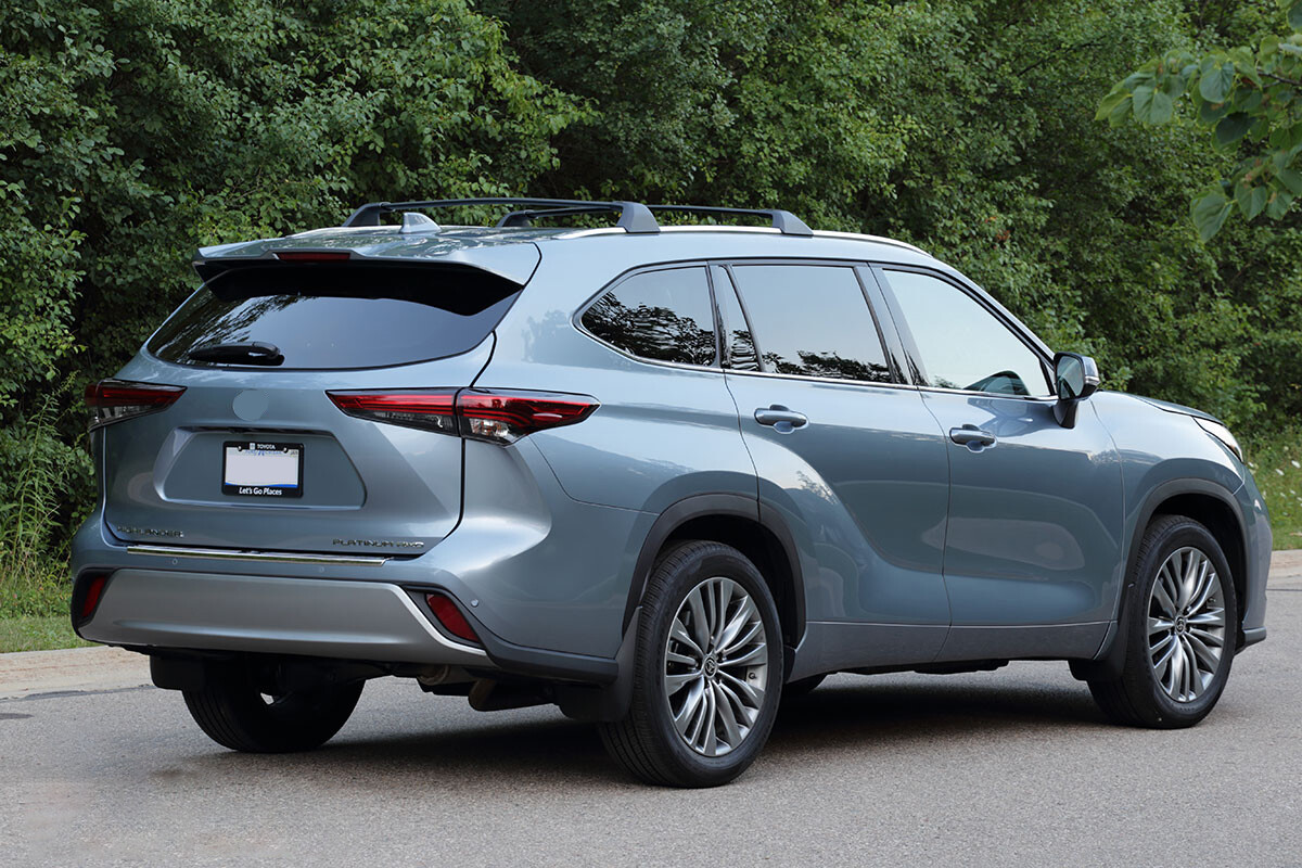 2Pcs Roof Rack Covers For Toyota Highlander 2009-2013 - Aluminum Cross Bars For Cargo Carriers & Sports Gear