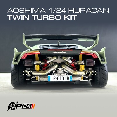 1:24 Scale Aoshima 1/24 Huracan Twin Turbo Kit