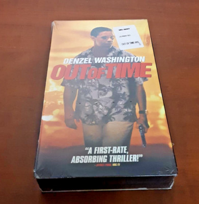 Out Of Time  VHS VCR Video Tape New / Sealed Movie Denzel Washington