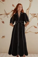 FARM RIO BLACK & WHITE MIDI MAXI DRESS - SMALL(S) MEDIUM(M) LARGE(L) XL RRP £269