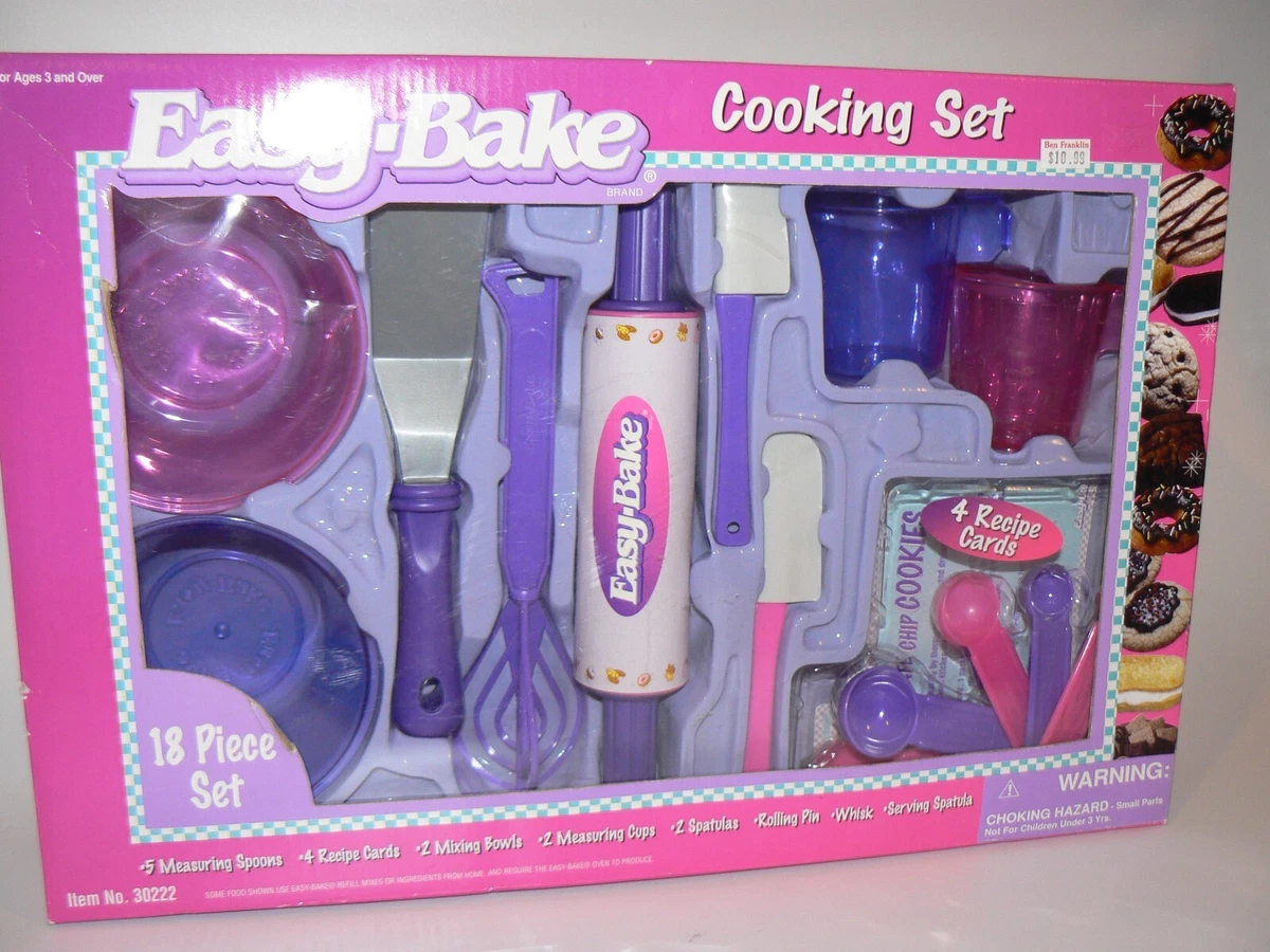 Hasbro 2001 Easy Bake Oven Vintage Cooking Set Utensils Measuring Spoons Cups