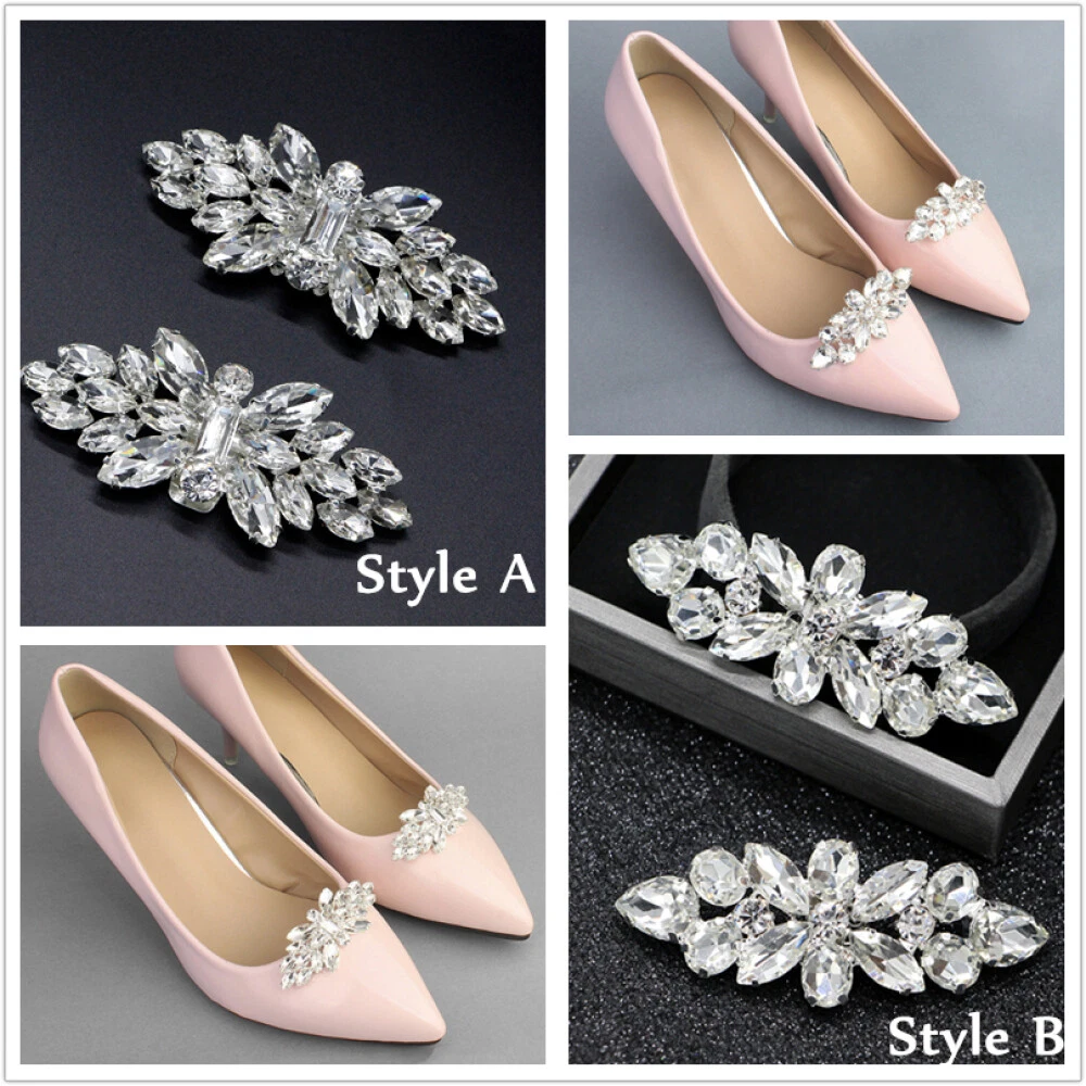 Bridal Shoe Clips Accessories Decorative Shoe Clips Rhinestone Shoe Clips