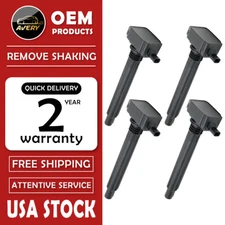 4X Ignition Coil For Jeep Cherokee Compass Chrysler 200 Dodge Dart 2.4L L4 UF754