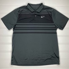 Nike Dri-Fit Polo Golf Shirt / Men s Sz XL / Black/Dark Grey