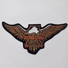 Toppa ricamata aquila numero uno moto Harley-Davidson vintage