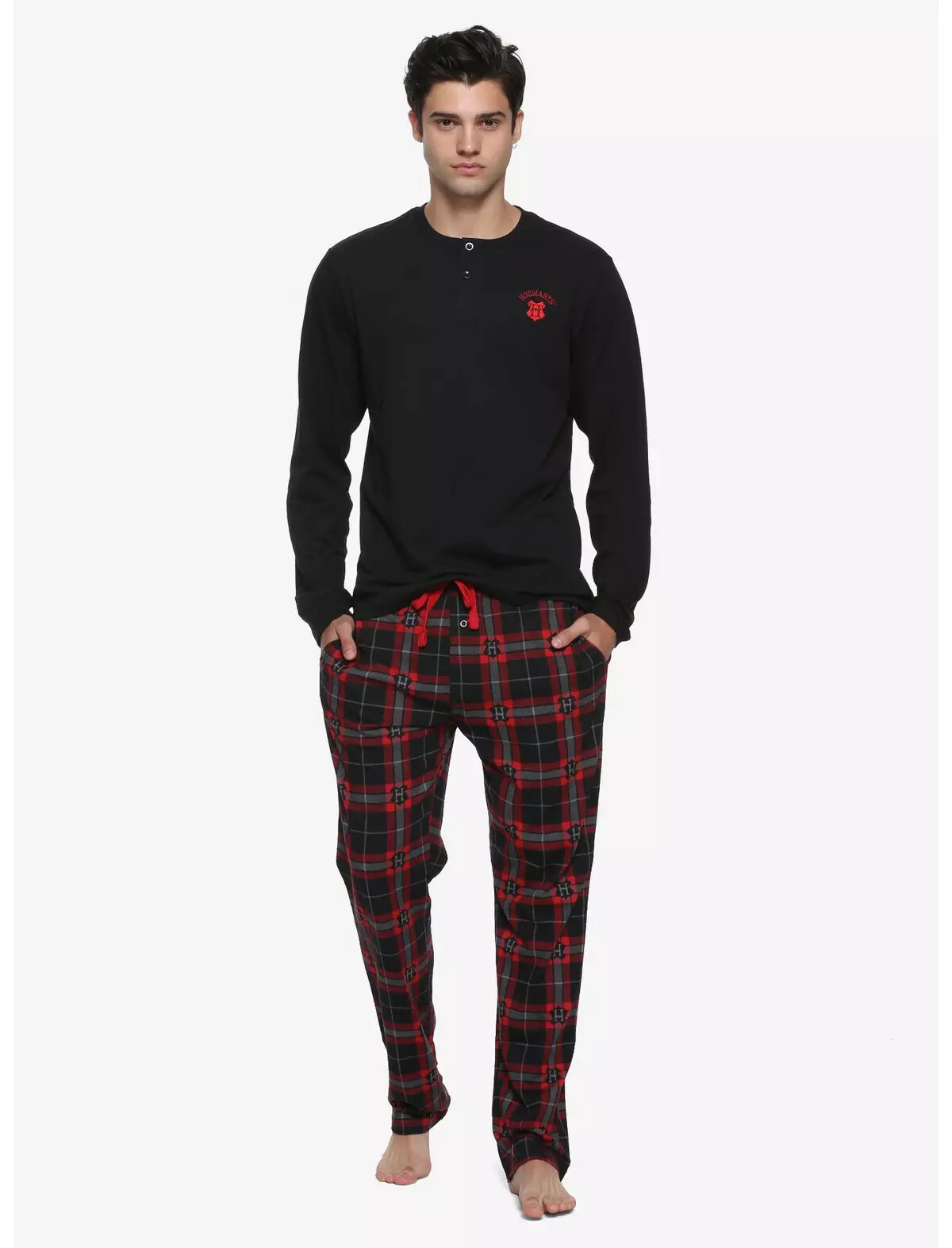 Juego de sueño para hombre Harry Potter Hogwarts nuevo con etiquetas (talla seleccionada)