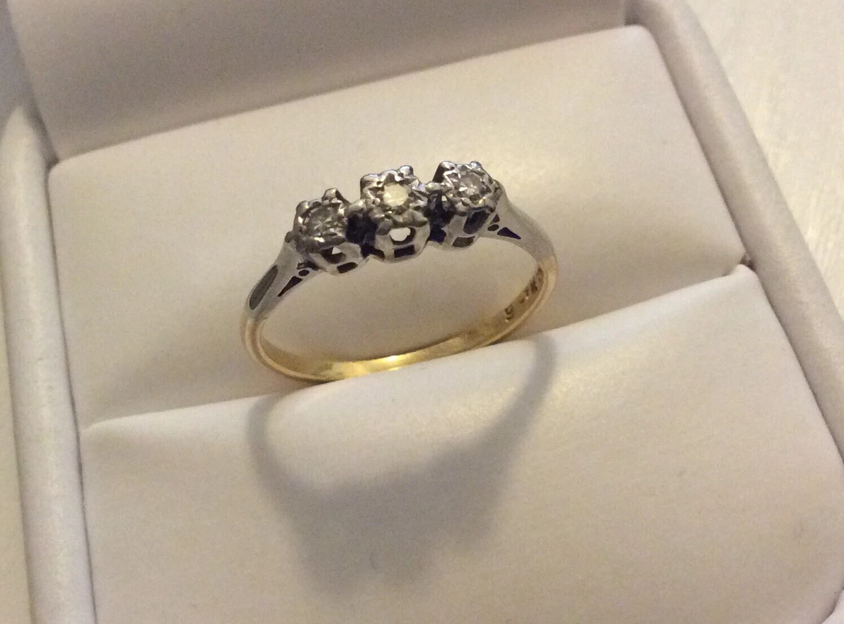 Ebay 18ct gold diamond rings deals