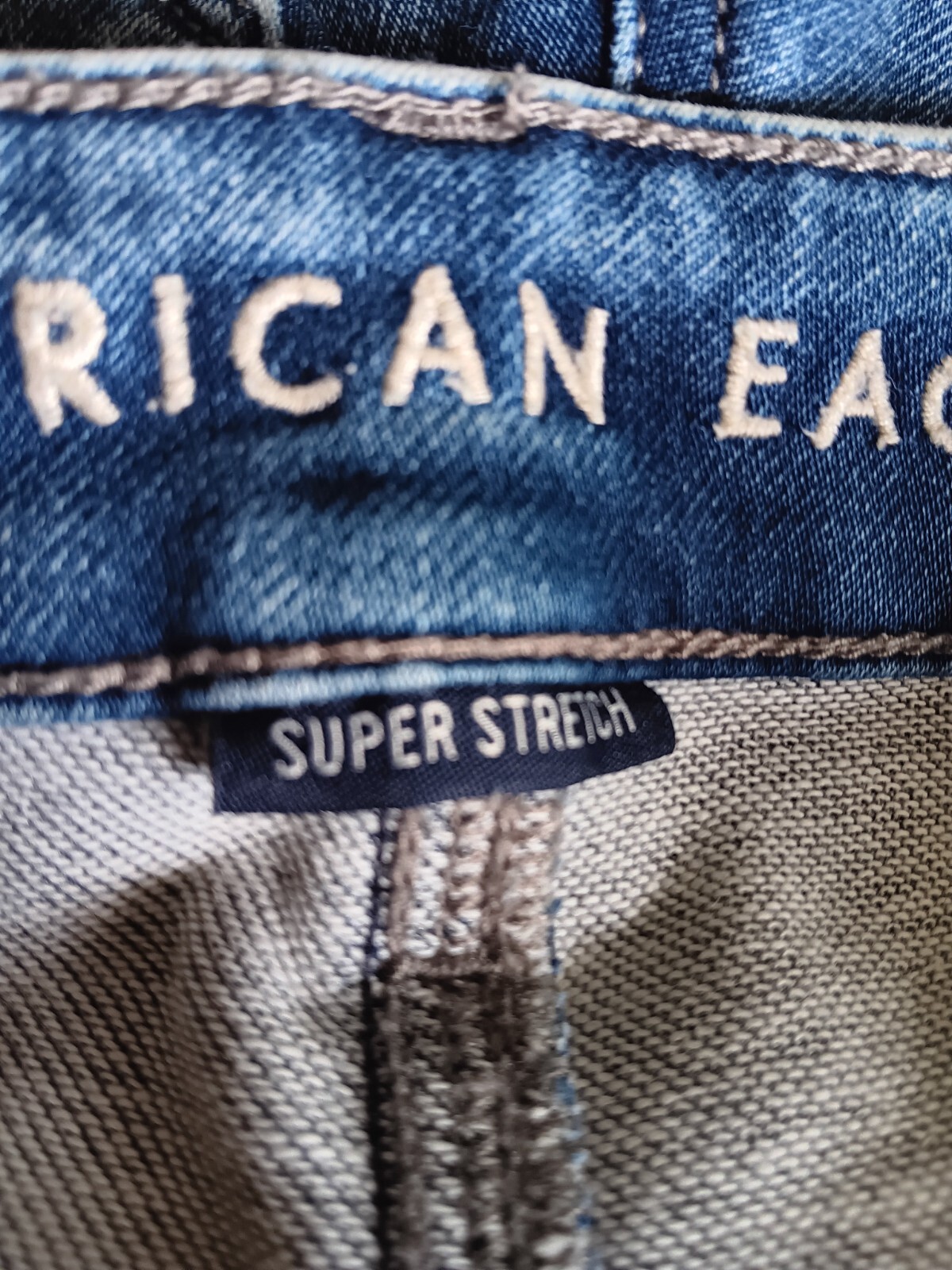 American Eagle Womens Solid Distressed Ripped Sup… - image 7